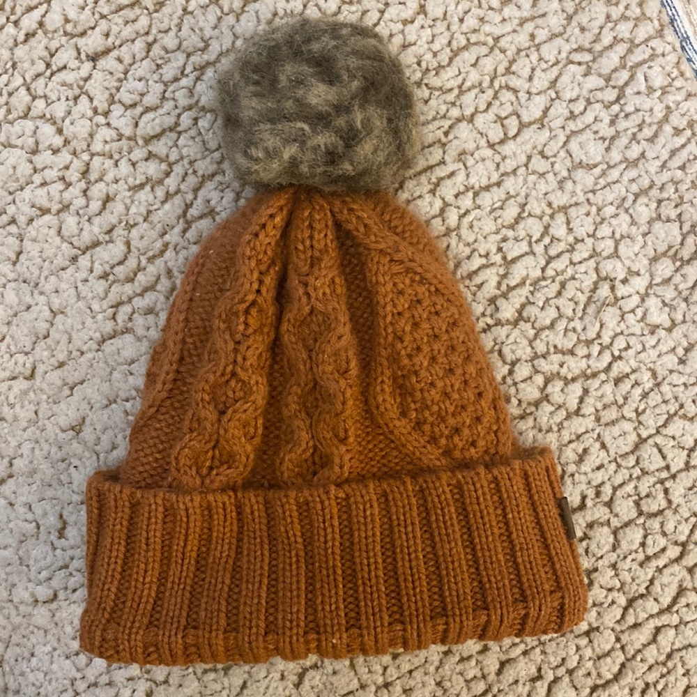 Rust orange beanie